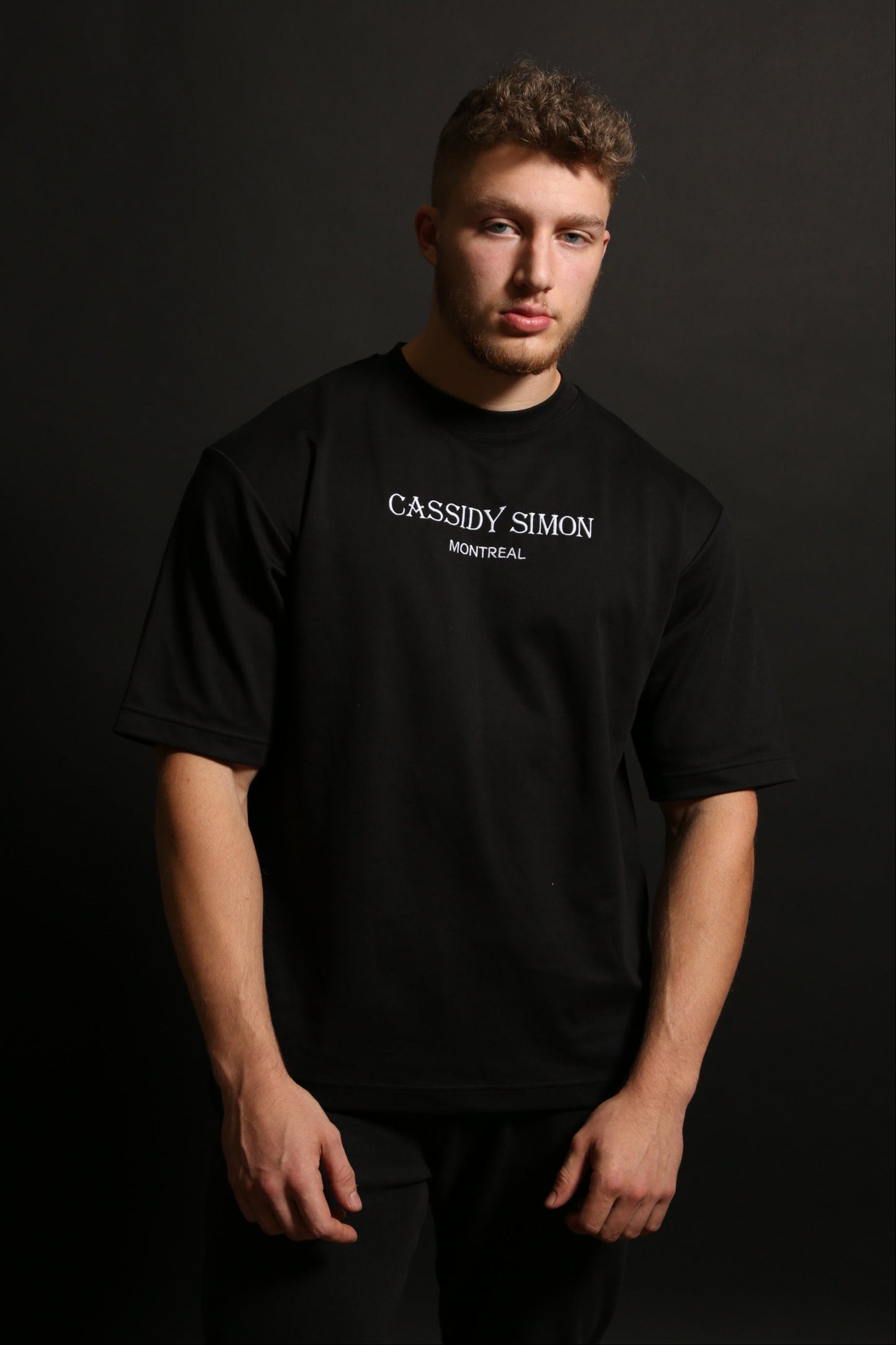 Men’s Oversized Tee (black)