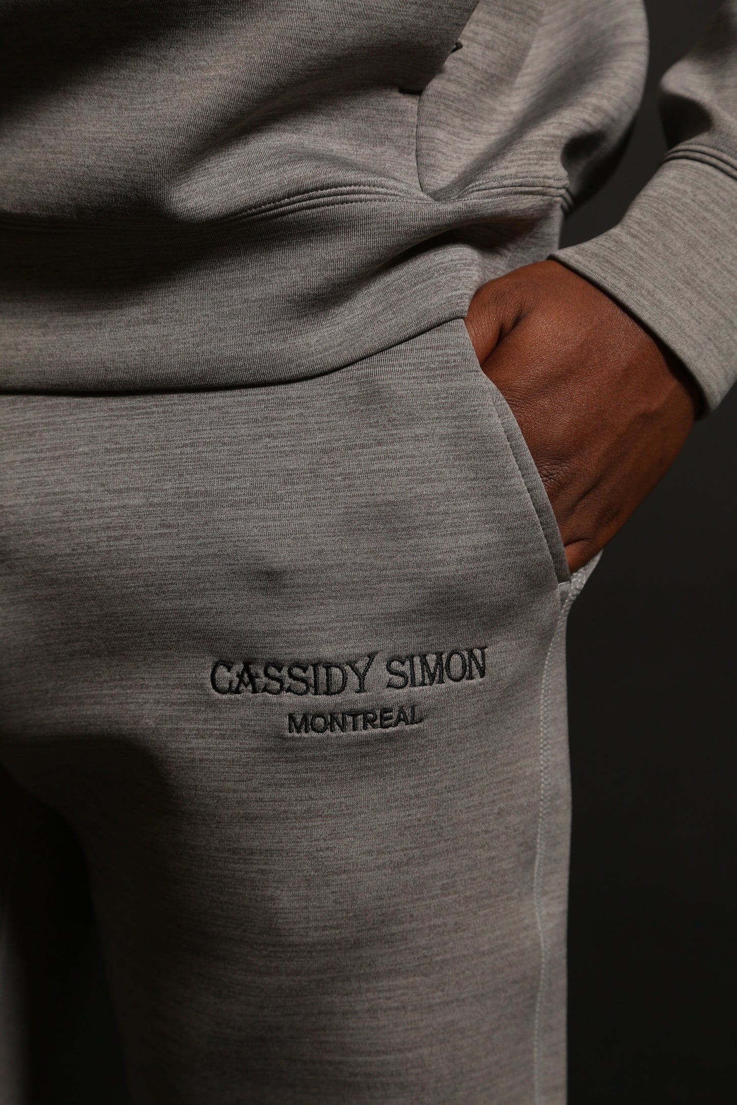 Men's crew neck "full set" (grey)