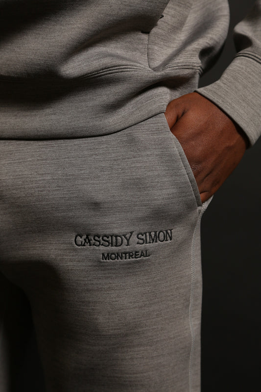 Men's crew neck "full set" (grey)