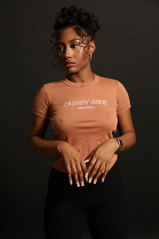Women’s Crewneck T-shirt (Caramel)